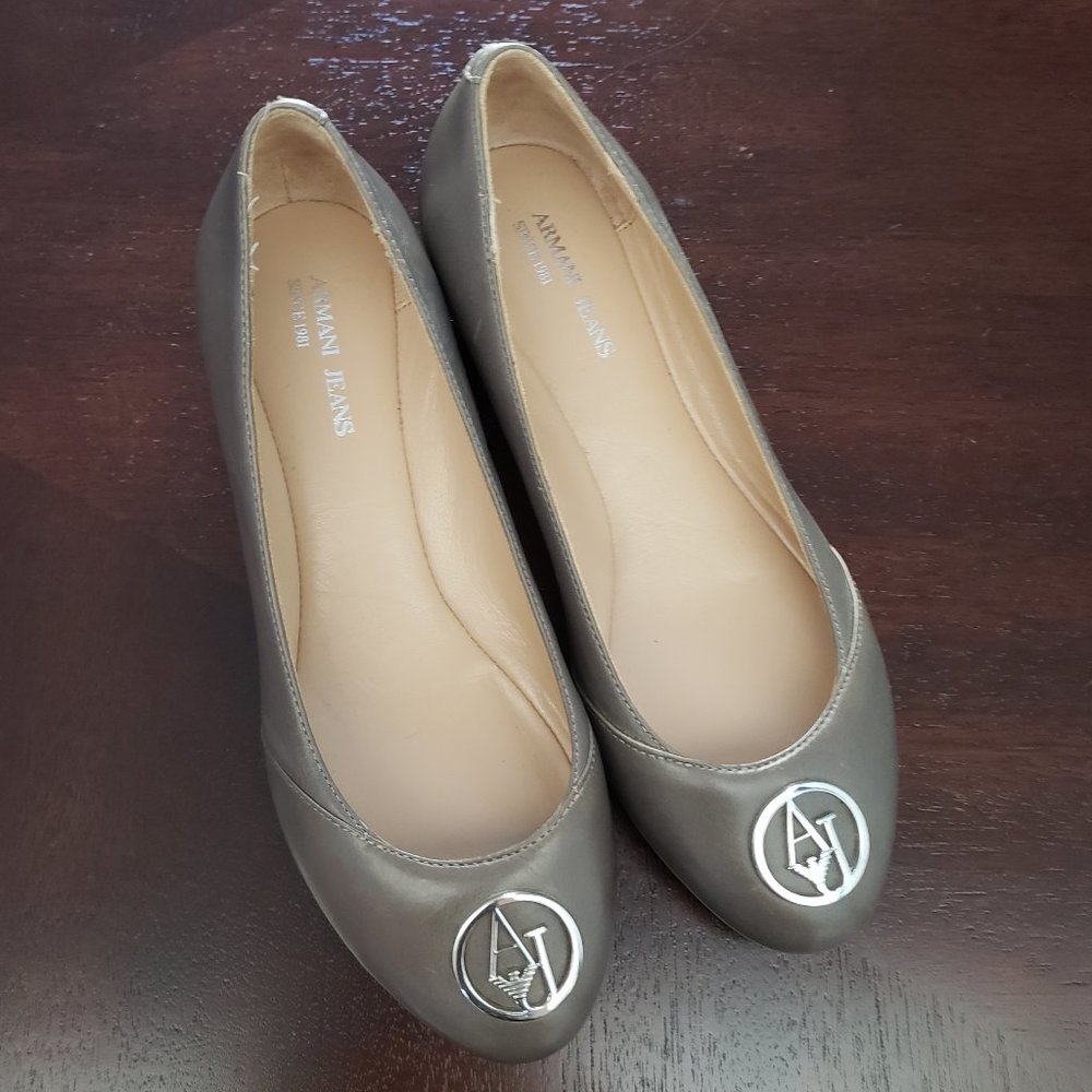 ARMANI JEANS Leather Flats - Picture 3 of 15